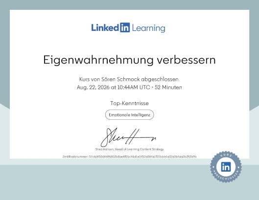 Eigenwahrnehmung verbessern